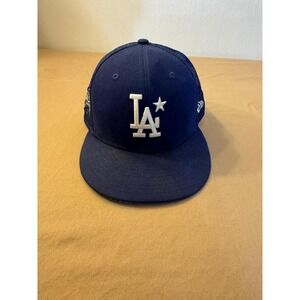 New Era Los Angeles Dodgers 2022 MLB On Field Player Trucker Ball Cap Size 7 3/8